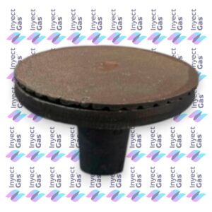 G 1097 QUEMADORES DE FUNDICION DE HIERRO INDUSTRIAL VERTICAL Nº 3 Ø 12,5 CM CON CAÑO DE CHAPA
