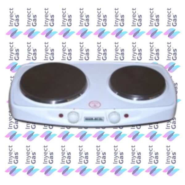 AV 1014 ANAFE ELECTRICO 2 HORNALLAS 2250W BLANCO BRAM-METAL