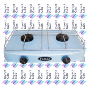 AV 1068 ANAFE GAS 2 HORNALLAS MECHERO CHAPA (MOD. GALAXY) FOCO
