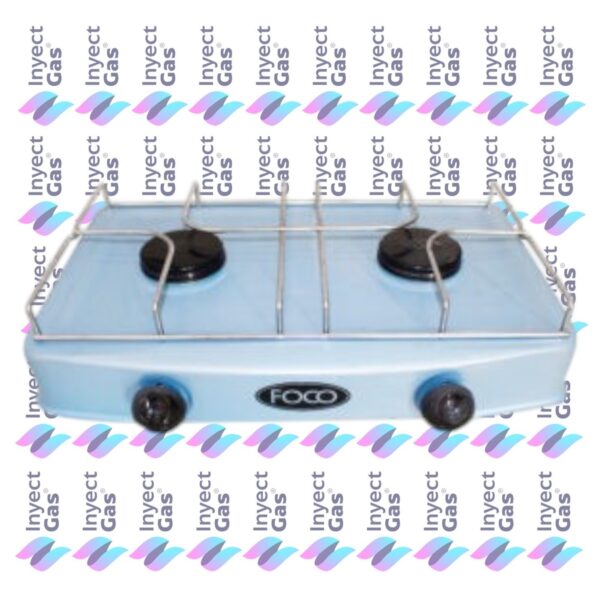 AV 1068 ANAFE GAS 2 HORNALLAS MECHERO CHAPA (MOD. GALAXY) FOCO