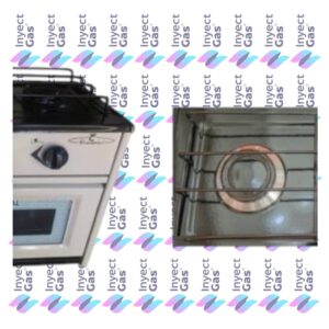 AV 2306 HORNO GAS 2 HORNALLAS MECHERO ALUMINIO CONOMETAL