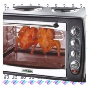 AV 2363 HORNO ELECTRICO 2 HORNALLAS 42 LTS ESPIEDO CONVECTOR BRAM-METAL