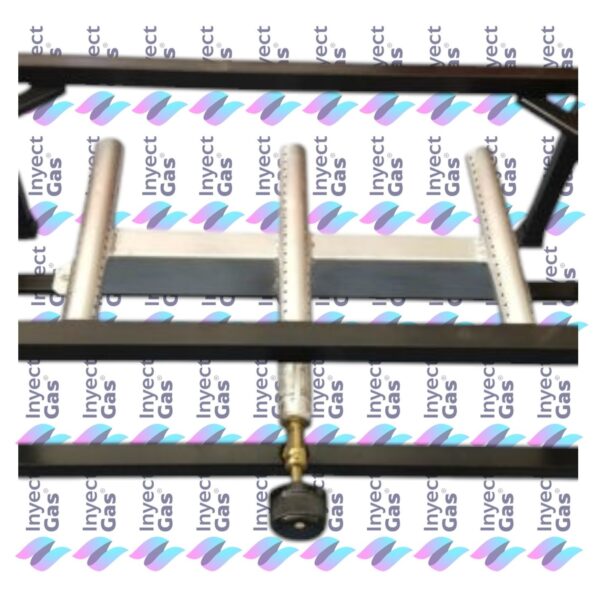 AV 2368 ANAFE PARA PLANCHETA DE 50 CM X 30 CM PITANDO EPOXI (3 VELAS)