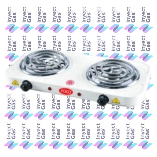 AV 2408 ANAFE ELECTRICO 2 HORNALLAS 1500W CON TERMOSTATO FOCO