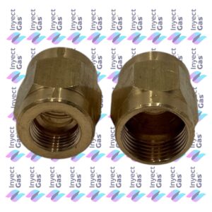 BG 2003 BRONCERIA PARA GAS 10 KG HEMBRA IZQUIERDO - 3/8 H TRAFILADO