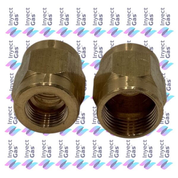 BG 2003 BRONCERIA PARA GAS 10 KG HEMBRA IZQUIERDO - 3/8 H TRAFILADO