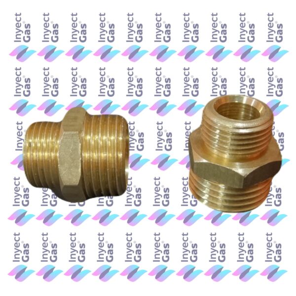 BG 2095 REDUCCIONES 1/2 MACHO - 3/8 MACHO