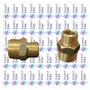 BG 2102 REDUCCIONES 3/8 MACHO - 1/4 MACHO