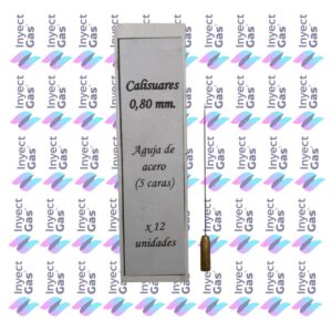 C 1333 CALISUAR LARGO DE 5 CARAS CAJA 0,80 MM 12 UNIDADES
