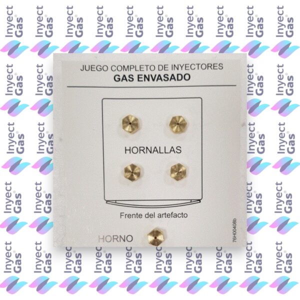 OR1004 KIT INYECTORES GLP SABAF-ARMENGOL DIAM 0.78-0.96-0.50-1.05 COCINAS GAS