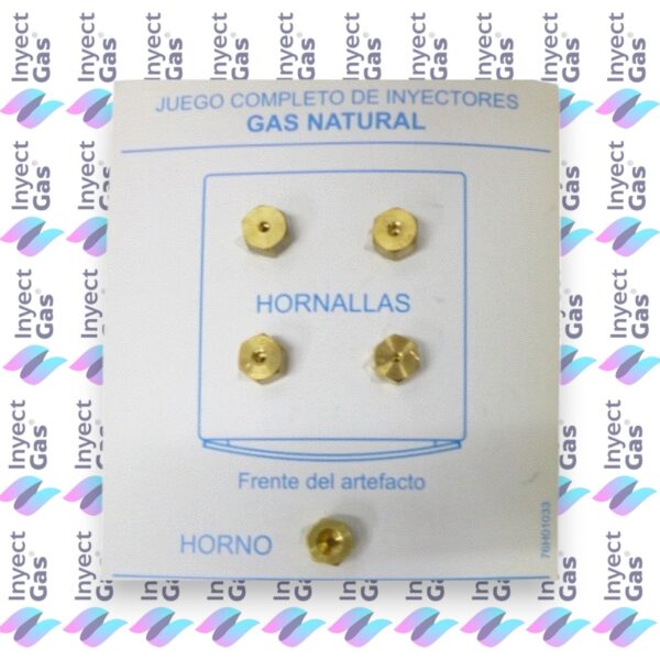 OR1005 KIT INYECTORES GN SABAF AG DIAM 1.10-1.24-0.72-1.50 COCINAS GAS