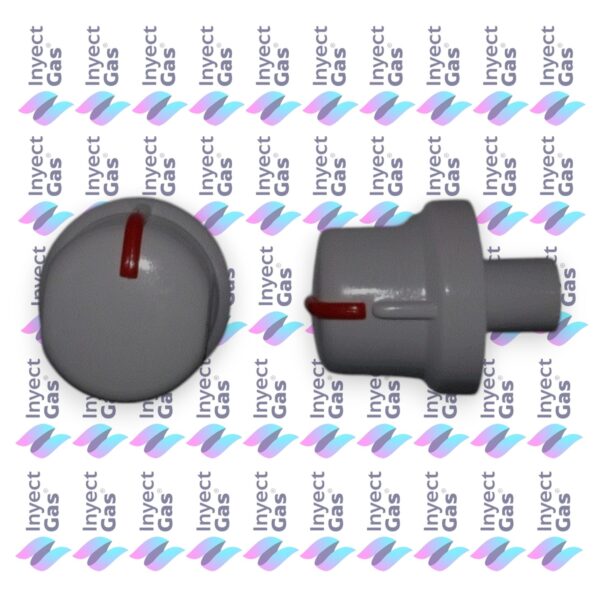 OR1084 PERILLA HORNO BLANCA INSERTO ROJO PLANA S2 COCINAS GAS