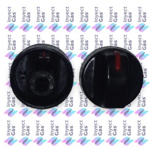 OR1085 PERILLA HORNO GRIS INSERTO ROJO ORBIS CURVA S3 COCINAS GAS