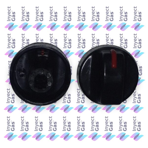 OR1085 PERILLA HORNO GRIS INSERTO ROJO ORBIS CURVA S3 COCINAS GAS