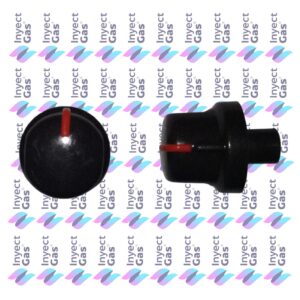 OR1088 PERILLA HORNO MARRON INSERTO ROJO ORBIS PLANA S2 COCINAS GAS