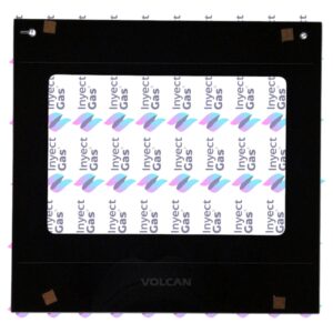 OR1372 VIDRIO EXT. PUERTA HORNO VOLCAN 50 CM COLOR NEGRO COCINAS GAS