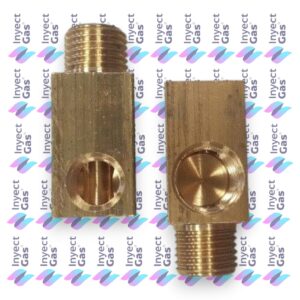OR1457 CODO ENTRADA GAS 1/4 MX1/4H X1/8H ESTUFAS