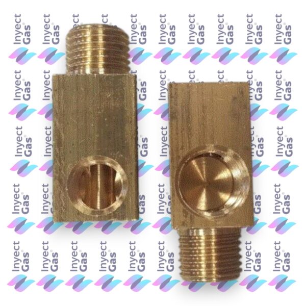 OR1457 CODO ENTRADA GAS 1/4 MX1/4H X1/8H ESTUFAS