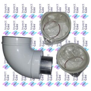 OR245 CURVA 90° CALDERA MIXTA TIRAJE FORZADO CALDERAS