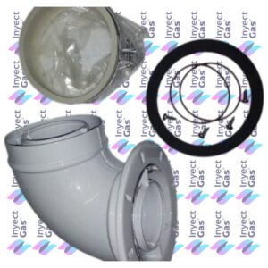 OR247 CURVA 90° CALDERA MIXTA TIRAJE FORZADO CALDERAS