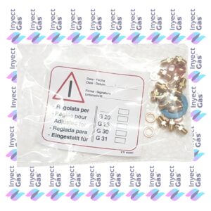 OR298 KIT TRANSFORMACION GN A GLP 15 INY 0.85 CALDERA UNICAL 225/2 CALDERAS