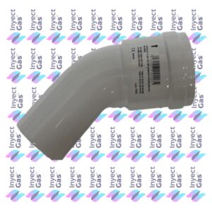 OR541 CURVA 45° TIRAJE CALEFON FORZADO 315FDO CALEFONES