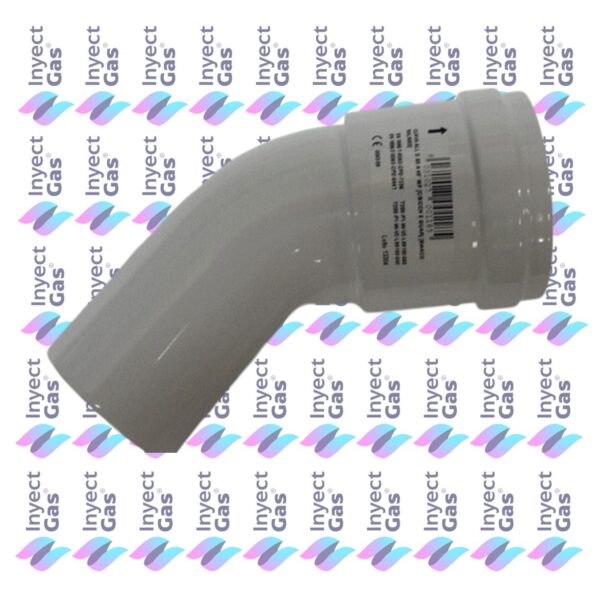OR541 CURVA 45° TIRAJE CALEFON FORZADO 315FDO CALEFONES