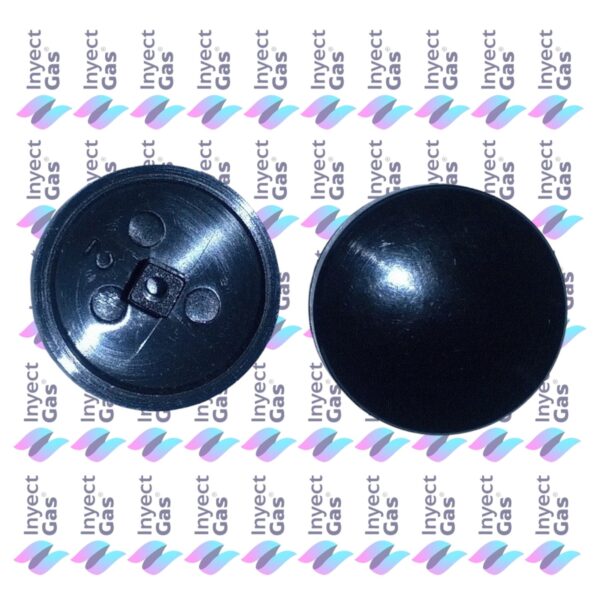 OR860 BOTON LUZ Y BUJIA NEGRO PARA COCINA VOLCAN INOX COCINAS GAS