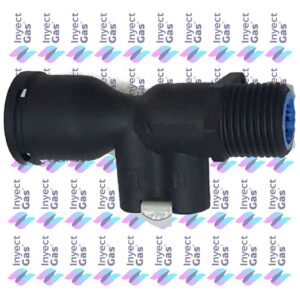 RV 4750 VENTURI PARA CALEFON UNIVERSAL  CU125/145 PLASTICA NEGRO LLAMA AZUL MOD ACTUAL LEGITIMA