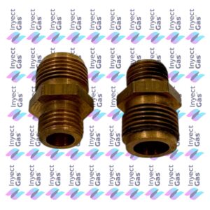 BG 2326 ADAPTADOR DE REDUCCION 1/4 MACHO IZQUIERDO - 3/8 MACHO DERECHO
