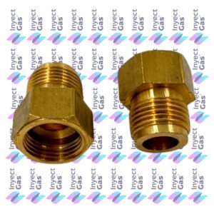 BG 2327 ADAPTADOR DE REDUCCION 3/8 HEMBRA DERECHO - 3/8 MACHO IZQUIERDO