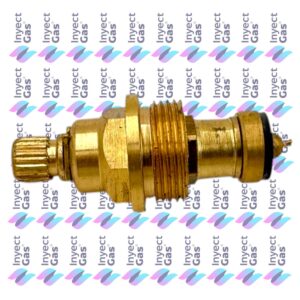 C 2042/1 LLAVE DE PASO 1/2" CROMO CON O´RING CON VOLANTE CRUZ F.V ESTRIA FINA
