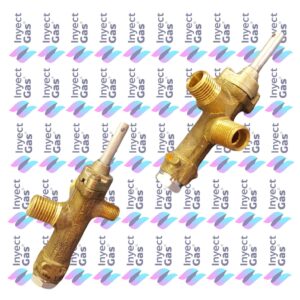 RV 3368 VALVULA DE SEGURIDAD CALEFACTOR EMEGE/COPPENS 4000 CAL MOD ACTUAL VASTAGO VARILLA ENTRADA 1/4 VIROLA SALIDA 1/4 VIROLA PILOTO 1/8 VIROLA