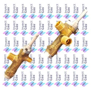 RV 3373 VALVULA DE SEGURIDAD CALEFACTOR ESKABE MINICONVEX MOD NUEVO  VASTAGO VARILLA ENTRADA 1/4 VIROLA SALIDA 1/4 VIROLA PILOTO 1/8 PESTAÑA