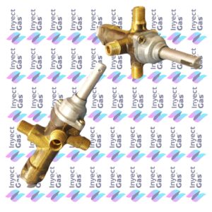 RV 3379 VALVULA DE SEGURIDAD CALEFACTOR FOCO 2000/4000/6000 CAL VASTAGO VARILLA ENTRADA 1/8 VIROLA SALIDA 1/8 VIROLA PILOTO 1/8 VIROLA