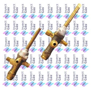 RV 3391 VALVULA DE SEGURIDAD CALEFACTOR INPOPAR TANDILTA        VASTAGO PERILLA ENTRADA 1/8 VIROLA SALIDA 1/4 VIROLA PILOTO 1/8 PESTAÑA
