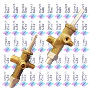 RV 3397 VALVULA DE SEGURIDAD CALEFACTOR MAHE/TORPE TIRO BALANCEADO/CONVECTOR    VASTAGO PERILLA ENTRADA 1/4 VIROLA SALIDA 1/8 VIROLA PILOTO 1/8 VIROLA