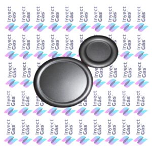 RV 4447 TAPA DE ALUMINIO PARA MECHERO DE COCINA  CONVECTA ALUMINIO CHICA NEGRA