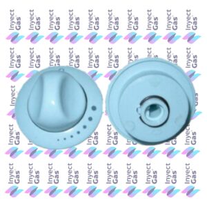 RV 5262 VOLANTE PARA COCINA DOMEC BLANCA 03 CON ARO Y RESORTE HORNO