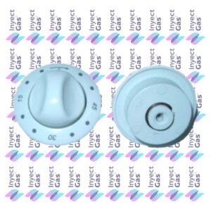 RV 5264 VOLANTE PARA COCINA DOMEC BLANCA 03 CON ARO Y RESORTE - TIMER