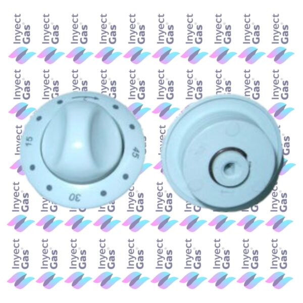 RV 5264 VOLANTE PARA COCINA DOMEC BLANCA 03 CON ARO Y RESORTE - TIMER