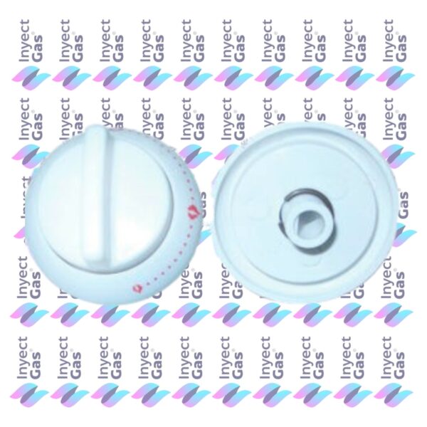 RV 5362 VOLANTE PARA COCINA LONGVIE BLANCA 00 CUELLO LARGO CON TETON EN ARO Y BUJE - 8 MM HORNO