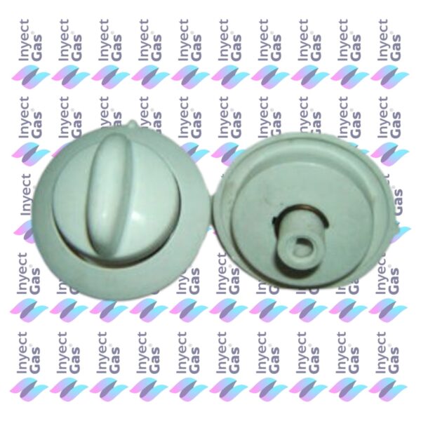 RV 5376 VOLANTE PARA COCINA LONGVIE BLANCA 02 LARGA VIDA 2 PIEZAS - 6 MM EMBUTIR CUELLO CORTO