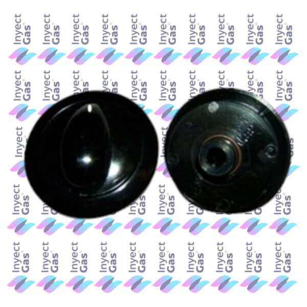 RV 5439 VOLANTE PARA COCINA MACOSER/SINGER/FLORENCIA NEGRA CON ARO HORNALLA