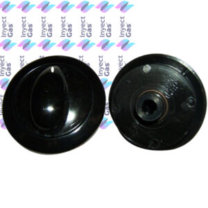 RV 5439 VOLANTE PARA COCINA MACOSER/SINGER/FLORENCIA NEGRA CON ARO HORNALLA