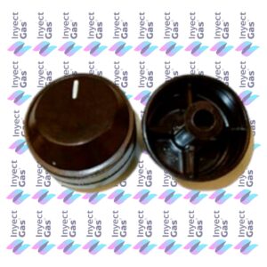 RV 5495 VOLANTE PARA COCINA ORO AZUL MARRON 88 CHANFLEADA CUELLO LARGO HORNALLA