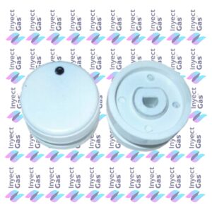 RV 5600 VOLANTE PARA COCINA VOLCAN BLANCA 2 PIEZAS CON ARO Y RESORTE 8  mm