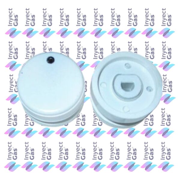 RV 5600 VOLANTE PARA COCINA VOLCAN BLANCA 2 PIEZAS CON ARO Y RESORTE 8 MM