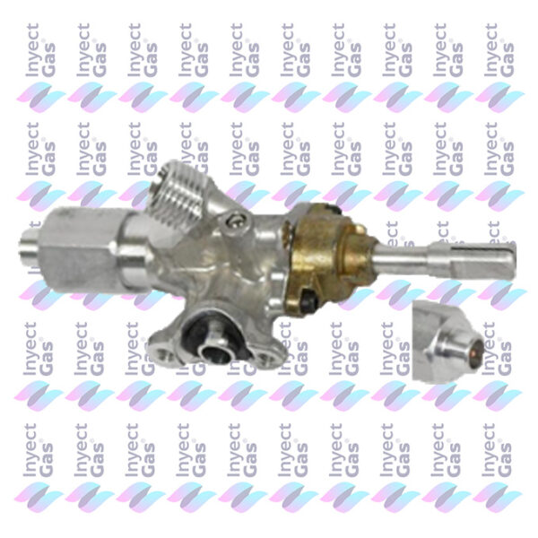 RV 6491 VALVULA DE SEGURIDAD COCINA CON BRIDA DOMEC HORNO VASTAGO 8mm COAXIAL MULTIGAS MOD ACTUAL