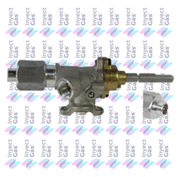 RV 6494 VALVULA DE SEGURIDAD COCINA CON BRIDA LONGVIE HORNALLA VASTAGO 6mm COAXIAL MULTIGAS MOD ACTUAL